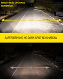 BEAMTECH H11/H8/H9+9005/HB3 LED Headlight Bulb, S1 Series 8000LM 50W 6500K Extremely Bright CSP Chips Conversion Kit Combo All In One Plug N Play Halogen Replacement