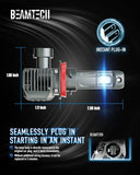 BEAMTECH H11 LED Fog Light Bulbs, G-XPower Chips H8 H9 Light Bulb 20000LM 100W 6500K Plug and Play LED Bulbs, Pack of 2