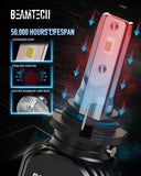 BEAMTECH 9006 LED Headhight Bulb 50W 6500K 8000Lumens Extremely Brigh HB4 CSP Chips Conversion Kit