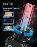 BEAMTECH H11/H8/H9+9005/HB3 LED Headlight Bulb, S1 Series 8000LM 50W 6500K Extremely Bright CSP Chips Conversion Kit Combo All In One Plug N Play Halogen Replacement