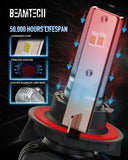 BEAMTECH H13 LED Headlight Bulb 50W 6500K 8000Lumens Extremely Brigh CSP Chips Conversion Kit