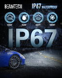 BEAMTECH H4 9003 LED Headlight Bulb 50W 6500K 8000Lumens Extremely Brigh HB3 CSP Chips Conversion Kit