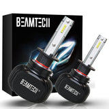 BEAMTECH H1 LED Headhight Bulb 50W 6500K 8000Lumens Extremely Brigh CSP Chips Conversion Kit
