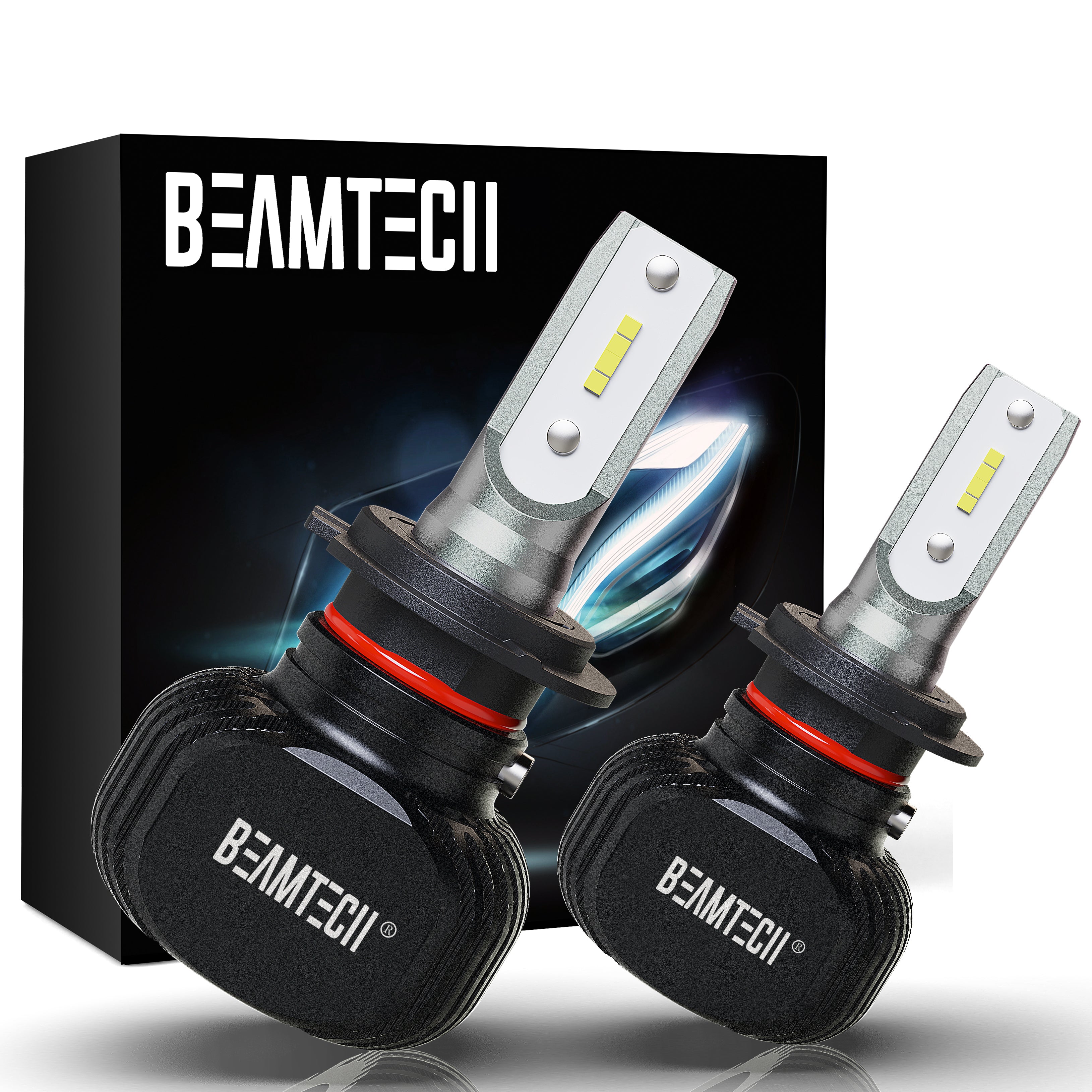 BEAMTECH H7 LED Headlight Bulb 50W 6500K Extremely Brigh H