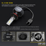 BEAMTECH H7 LED Headlight Bulb 50W 6500K 8000Lumens Extremely Brigh CSP Chips Conversion Kit