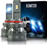 BEAMTECH 9005 LED Headlight Bulbs, HB3 G-XP Chips 110W 6500K High Power Xenon White Conversion Kits 360 Degree Lighting Plug N Play Replacement