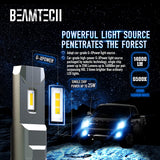 BEAMTECH 9006 LED Bulbs, HB4 G-XP Chips 110W 6500K High Power Xenon White Conversion Kits 360 Degree Lighting Plug N Play Replacement
