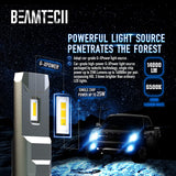 BEAMTECH 9005 LED Headlight Bulbs, HB3 G-XP Chips 110W 6500K High Power Xenon White Conversion Kits 360 Degree Lighting Plug N Play Replacement