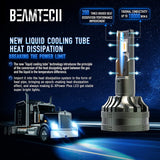 BEAMTECH H11 LED Headlight Bulbs, H8 H9 G-XP Chips 110W 6500K High Power Xenon White Conversion Kits 360 Degree Lighting Plug N Play Replacement
