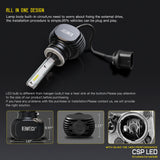 BEAMTECH 880 LED Headlight Bulb 50W 6500K 8000Lumens Extremely Brigh CSP Chips Conversion Kit