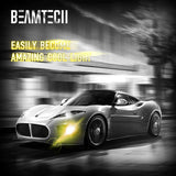 BEAMTECH H11 LED Fog Light Bulb, 360°Beam Angle 3000 Lumens Extremely Bright H8 3500K Golden Yellow Pack of 2