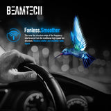 BEAMTECH H7 LED Headlight Bulb Fanless CSP Y19 Chips 8000 Lumens 6500K Xenon White  Extremely Bright Conversion Kit