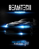 BEAMTECH 9005 H11 LED Headlight Bulb, 12000LM 50W Fanless In Line HB3 H8 H9 Halogen Replacement 6500K Xenon White