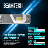 BEAMTECH 880 LED Headlight Bulb 30mm Heatsink Base CSP Chips 10000 Lumens Hi/Lo 6500K Xenon White Extremely Super Bright Conversion Kit of 2