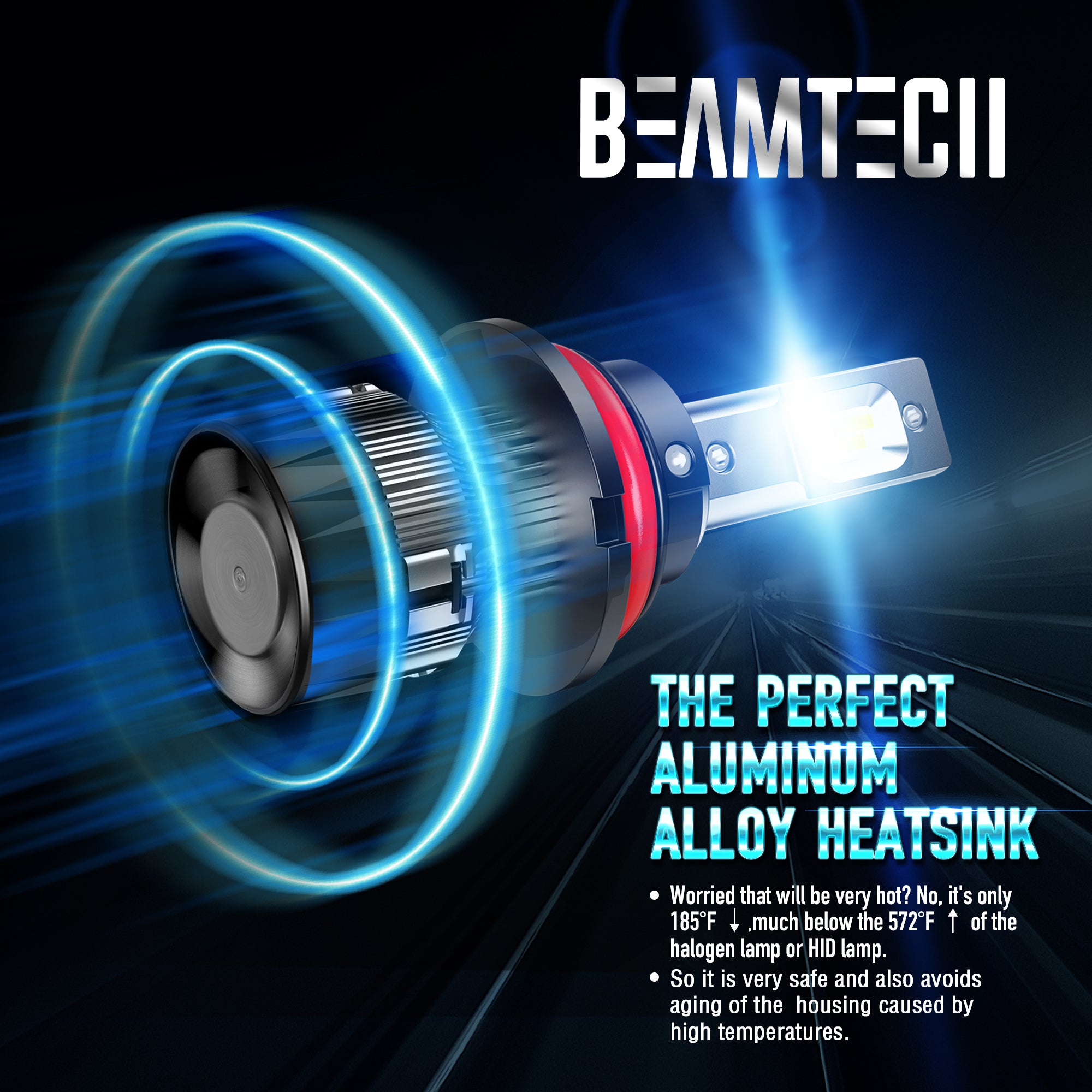 2x LED Headlight Kit 9007 HB5 Hi/Lo Beam Bulb Super Bright 8000K White 6000LM 2x LED Headlight Kit 9007 HB5 Hi/Lo Beam Bulb Super Bright 8000K White 6000LM