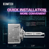 BEAMTECH D3S HID Bulbs,Xenon Headlight Replacement Bulb 35W 4300K Pack of 2