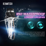 BEAMTECH D2S HID Bulbs, Xenon Headlight Replacement Bulb 35W 6000K Pack of 2